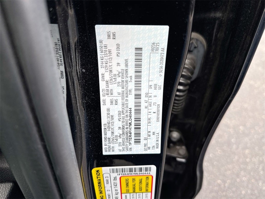 2021 Ford Ranger Lariat