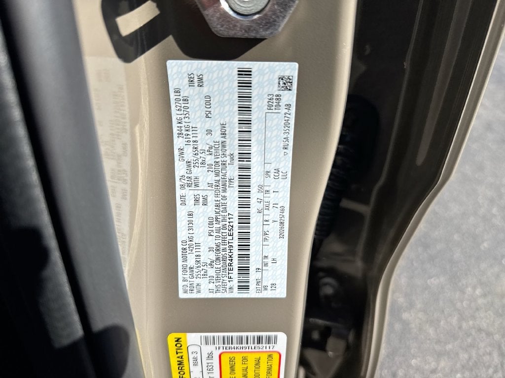 2026 Ford Ranger Lariat