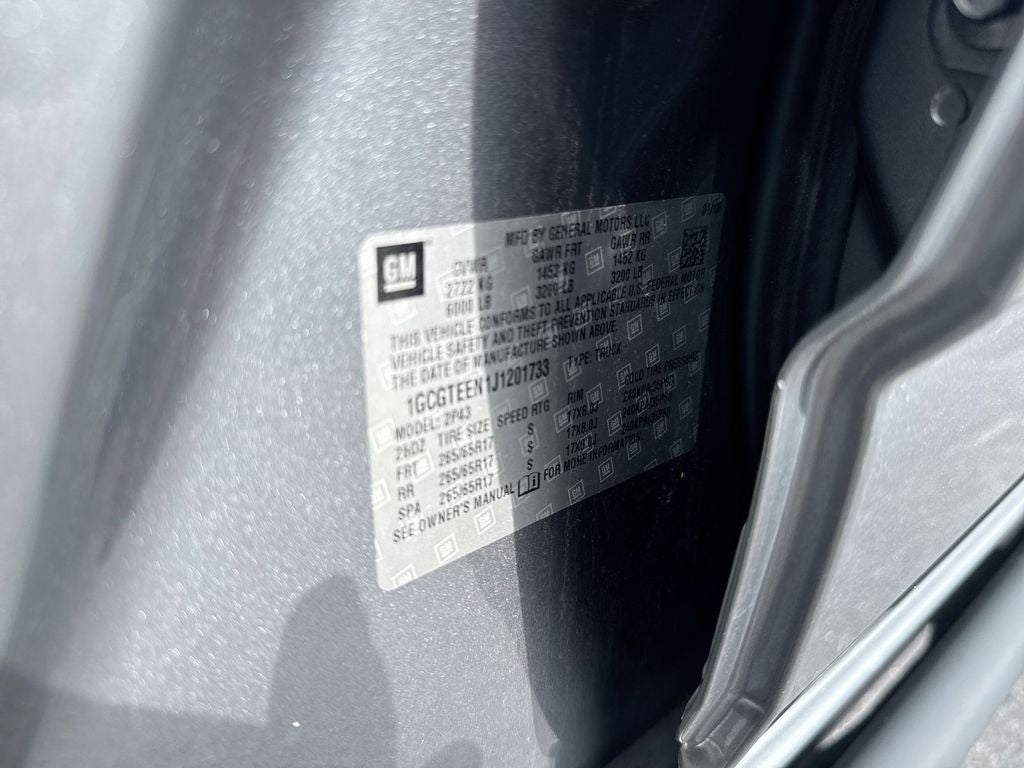 2018 Chevrolet Colorado ZR2