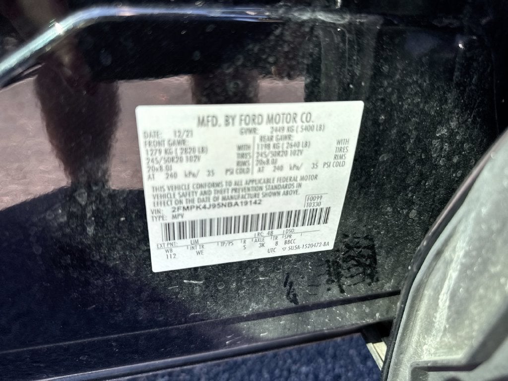 2022 Ford Edge ST Line