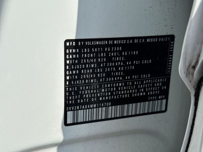 2021 Volkswagen Tiguan 2.0T SE