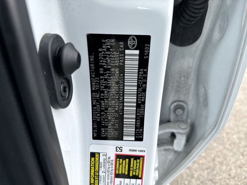 2024 Toyota Camry XSE