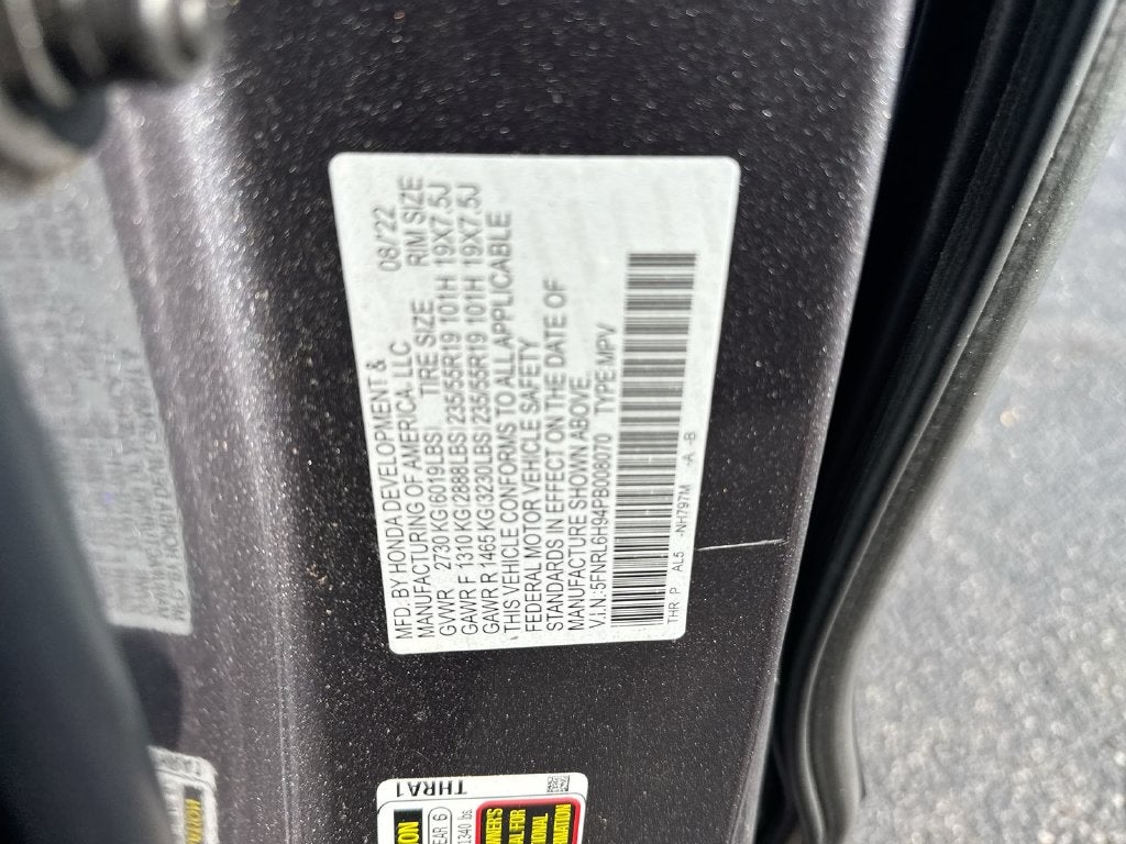 2023 Honda Odyssey Elite