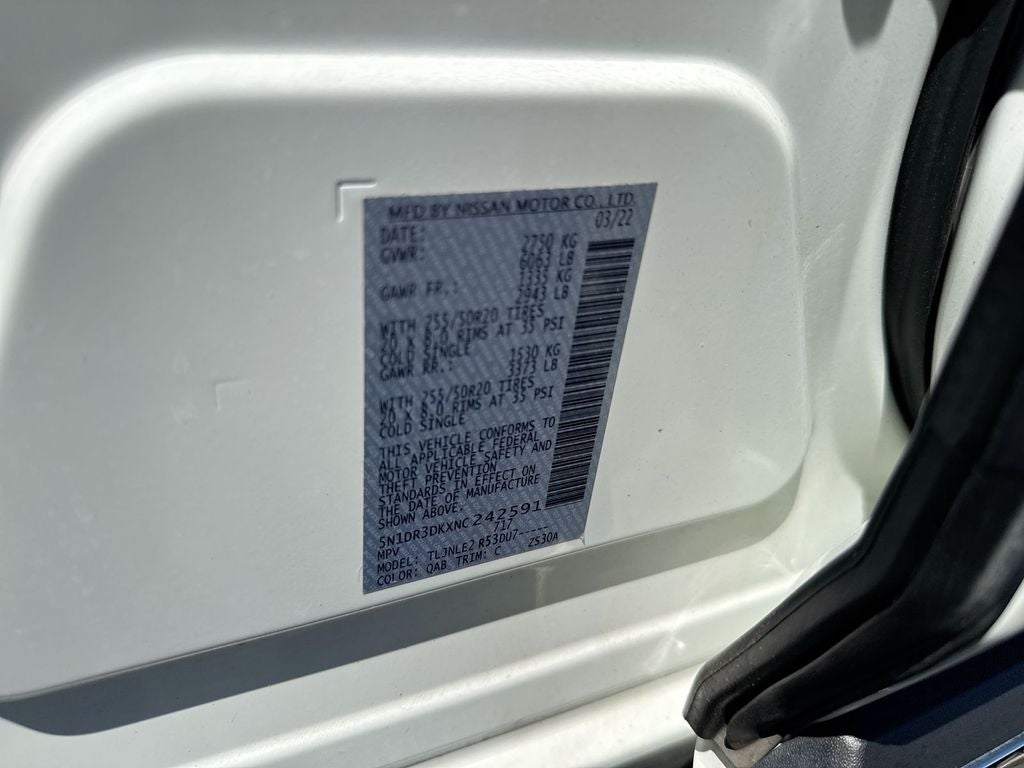 2022 Nissan Pathfinder Platinum