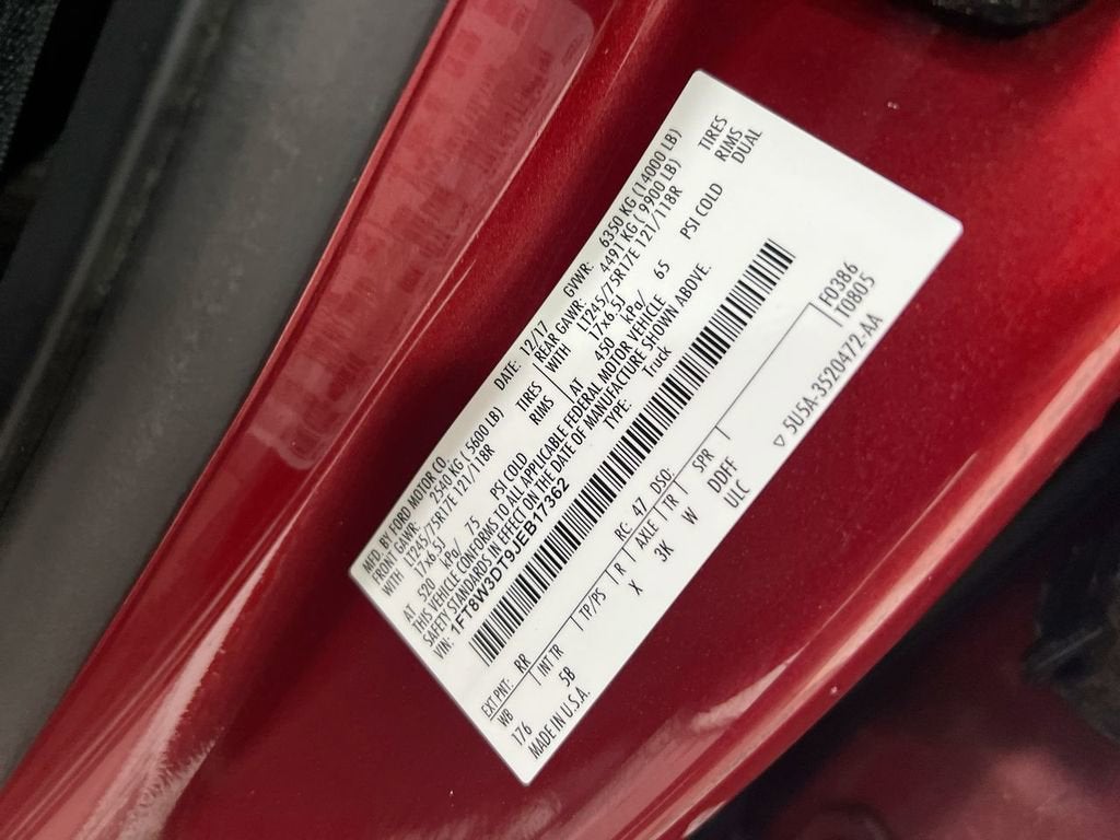 2018 Ford Super Duty F-350 DRW XL