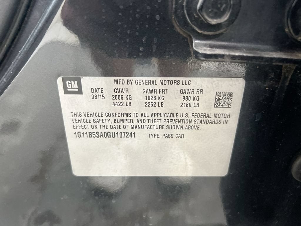 2016 Chevrolet Malibu Limited LS