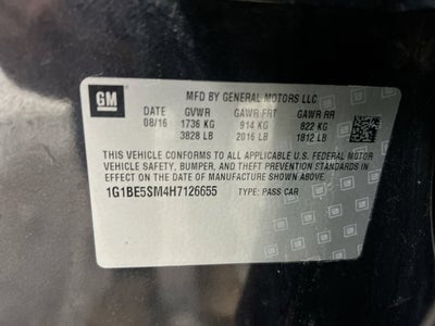 2017 Chevrolet Cruze LT