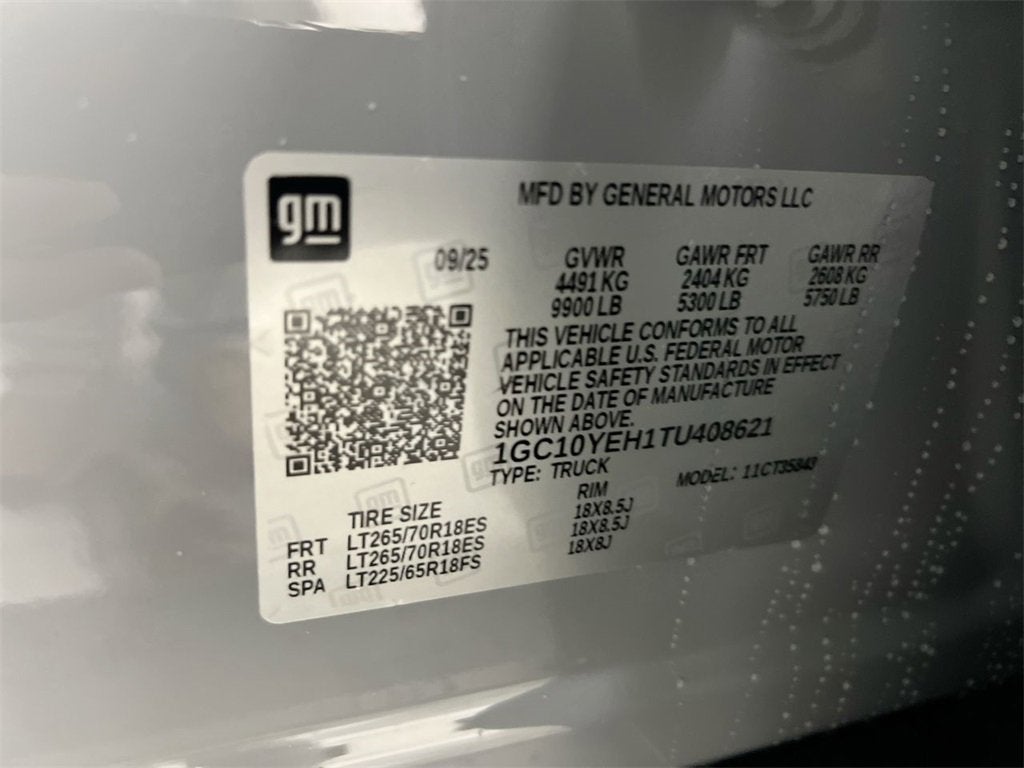 2026 Chevrolet Silverado EV LT - Standard Range