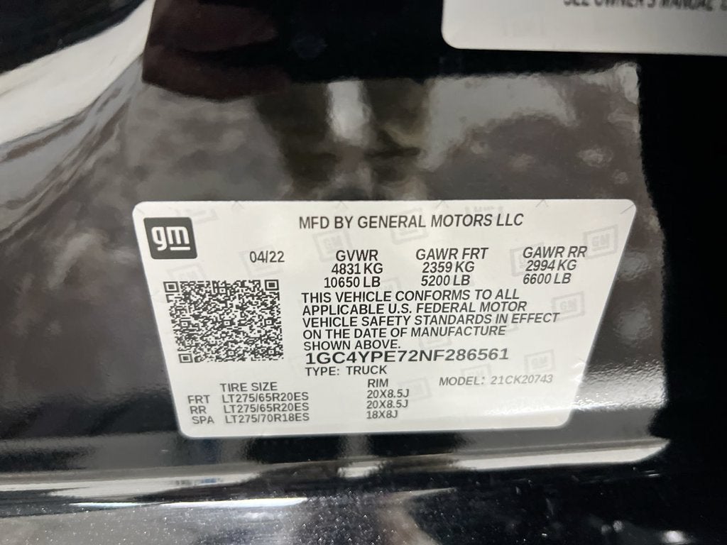 2022 Chevrolet Silverado 2500 HD LTZ