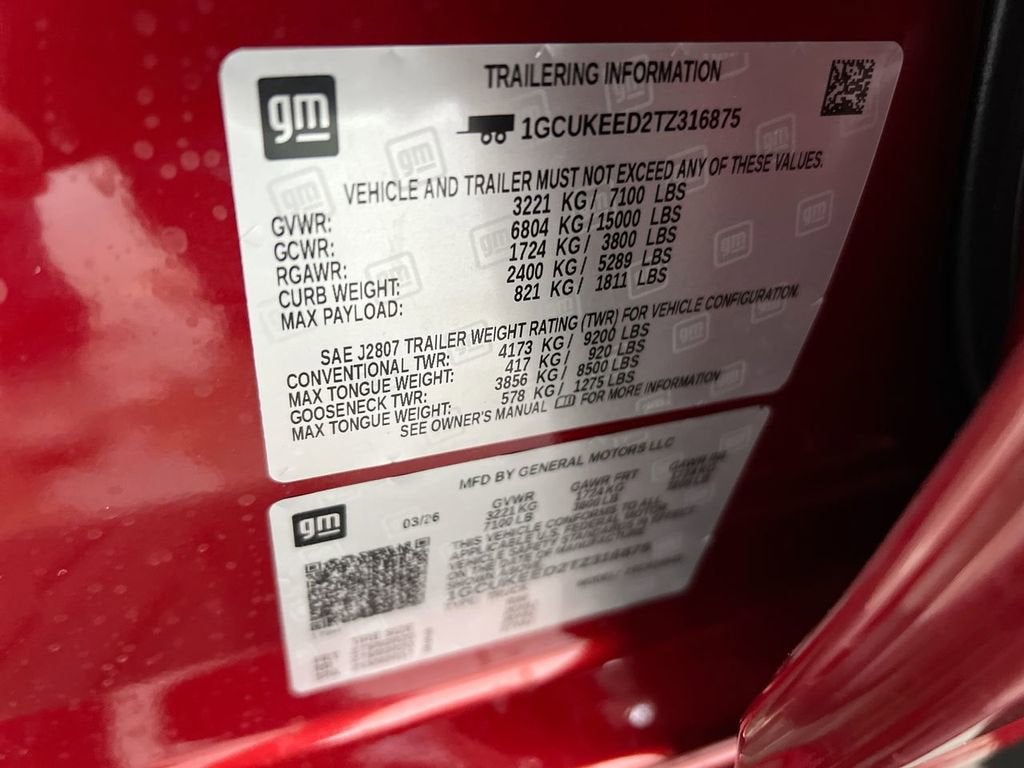 2026 Chevrolet Silverado 1500 RST