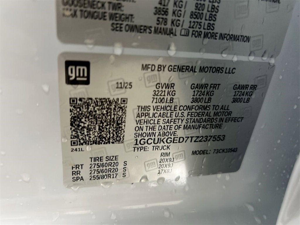 2026 Chevrolet Silverado 1500 LTZ