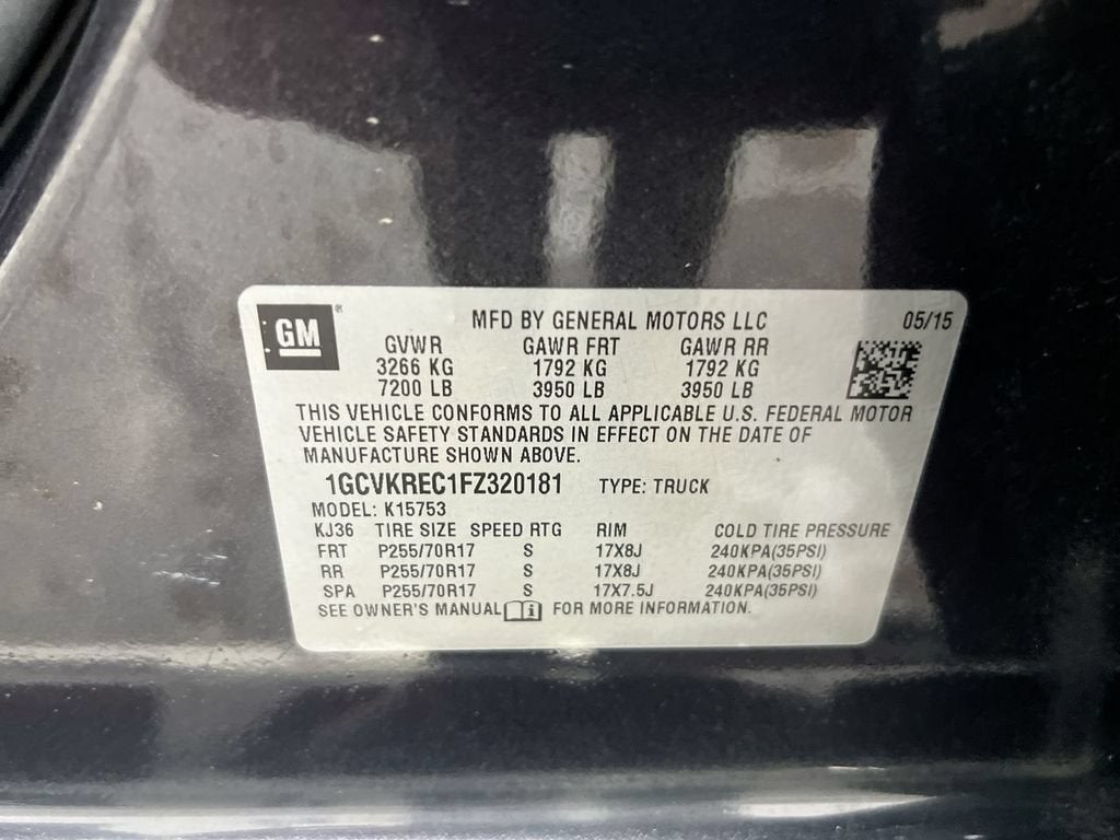 2015 Chevrolet Silverado 1500 LT