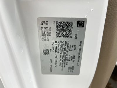 2026 Chevrolet Express Cargo WT