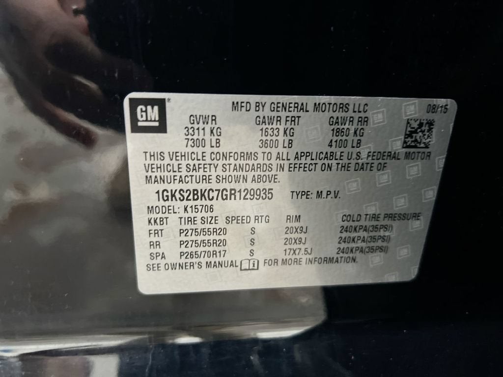 2016 GMC Yukon SLT