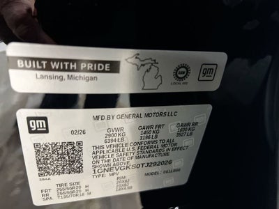 2026 Chevrolet Traverse LT