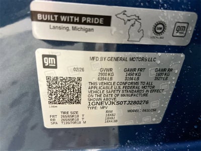 2026 Chevrolet Traverse Z71