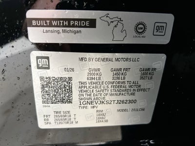 2026 Chevrolet Traverse Z71