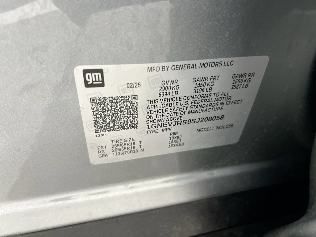 2025 Chevrolet Traverse Z71