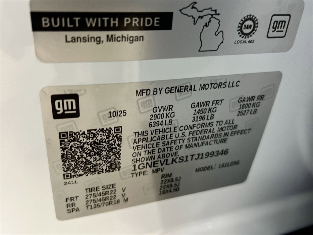 2026 Chevrolet Traverse RS