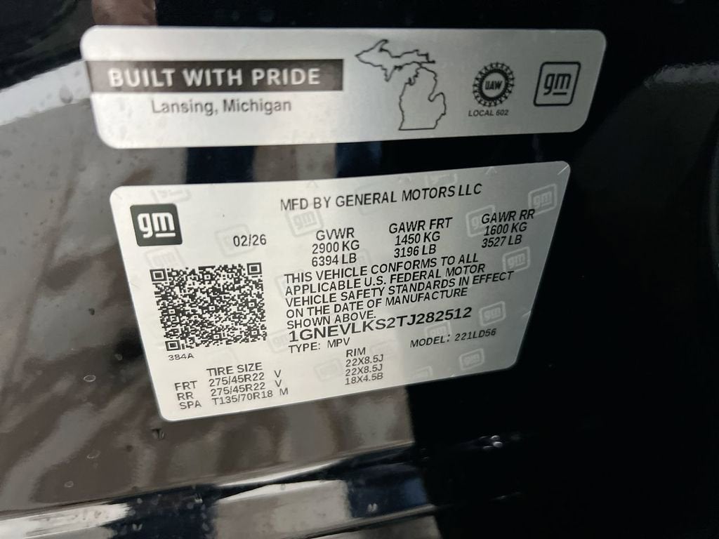 2026 Chevrolet Traverse RS