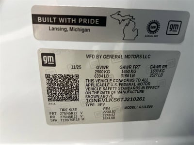 2026 Chevrolet Traverse RS