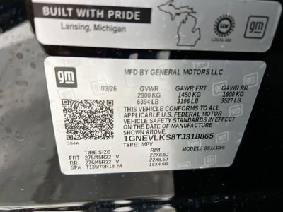 2026 Chevrolet Traverse RS