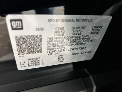 2026 Chevrolet Suburban High Country