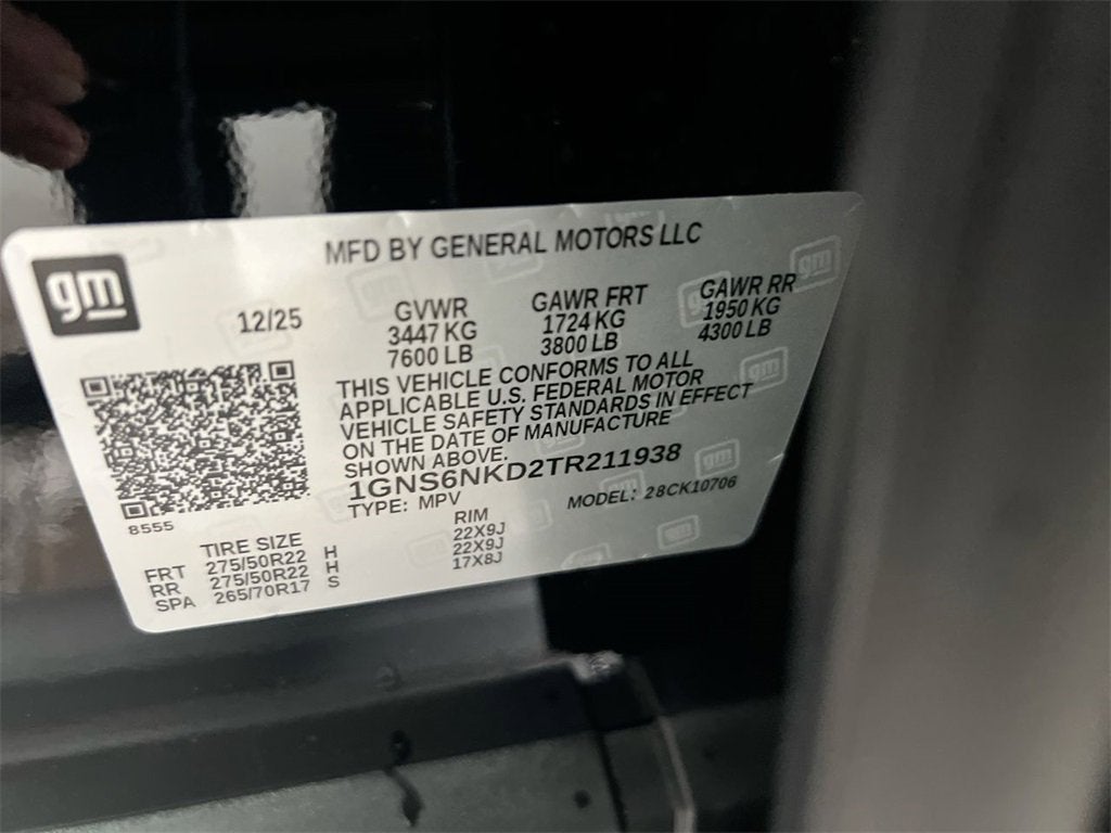 2026 Chevrolet Tahoe LT