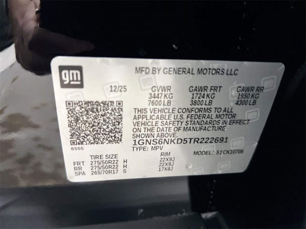 2026 Chevrolet Tahoe LT