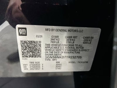 2026 Chevrolet Tahoe LT