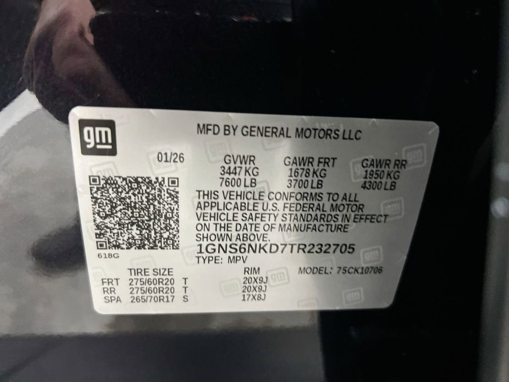 2026 Chevrolet Tahoe LT