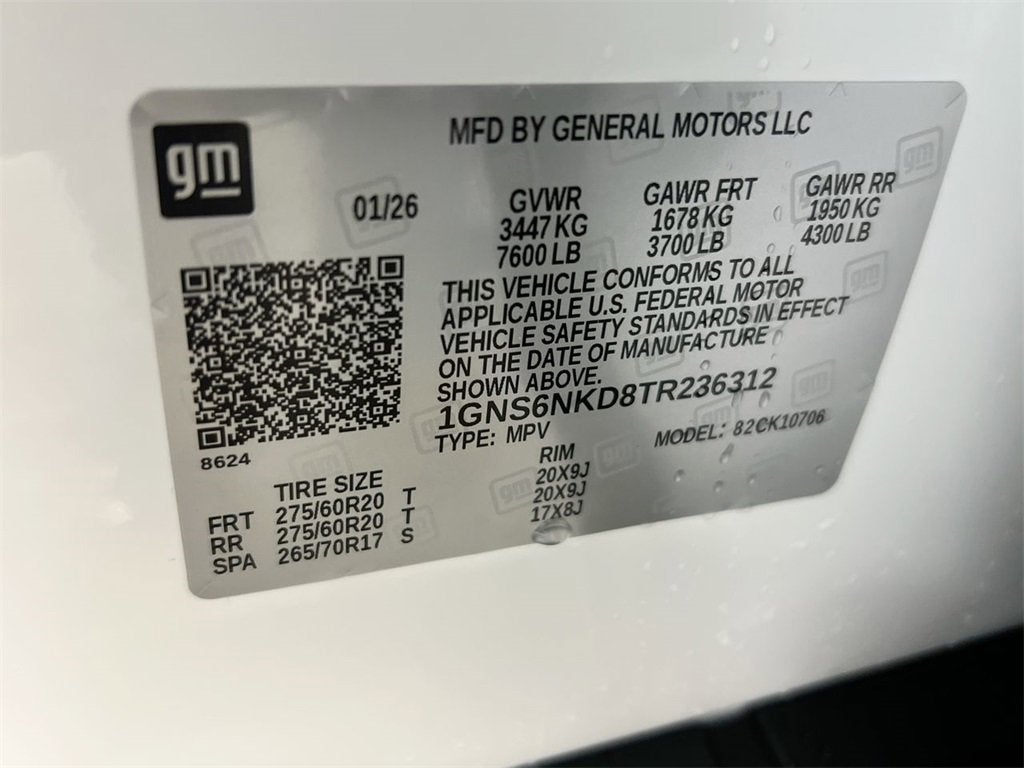 2026 Chevrolet Tahoe LT