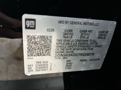 2026 Chevrolet Tahoe Premier