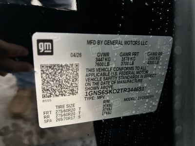 2026 Chevrolet Tahoe Premier