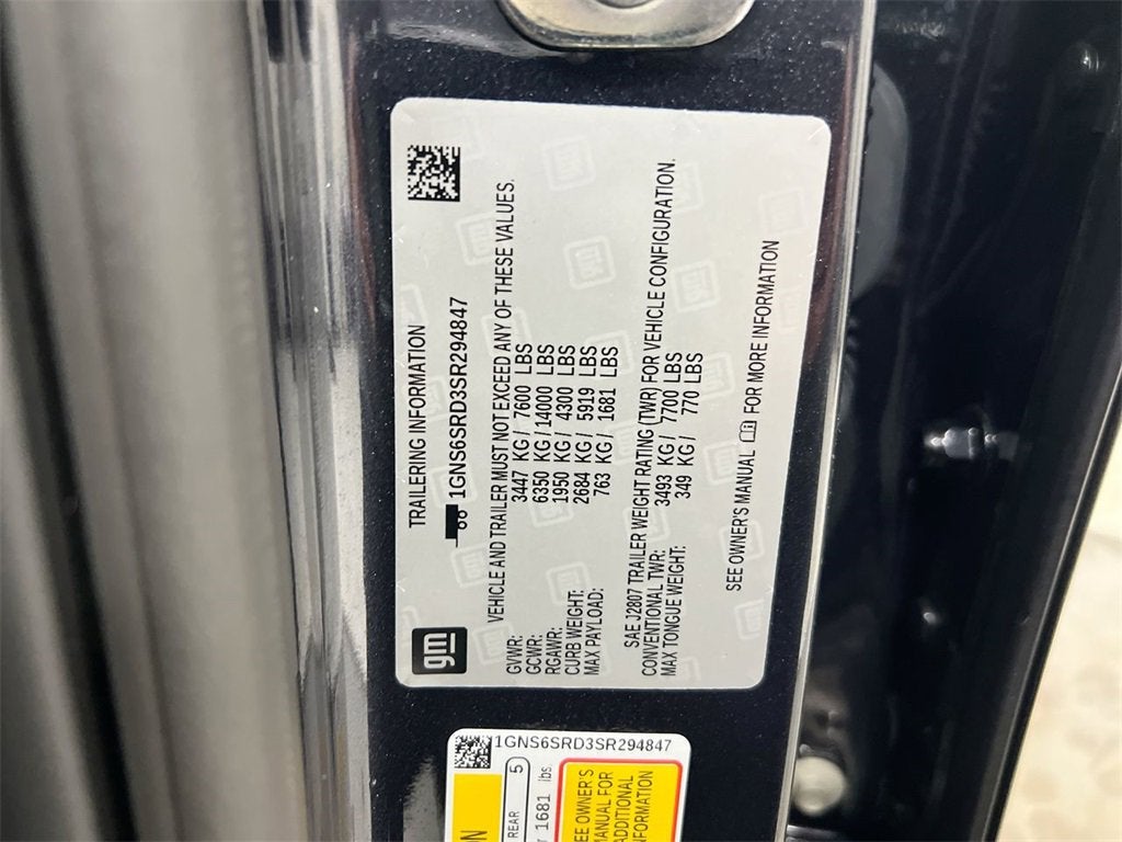 2025 Chevrolet Tahoe Premier