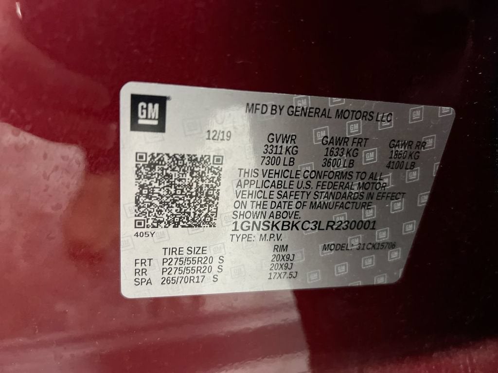 2020 Chevrolet Tahoe LT