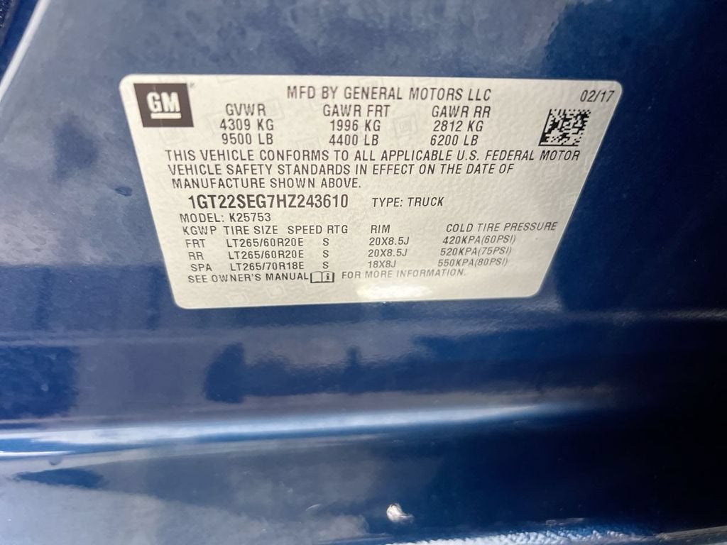 2017 GMC Sierra 2500 HD SLE