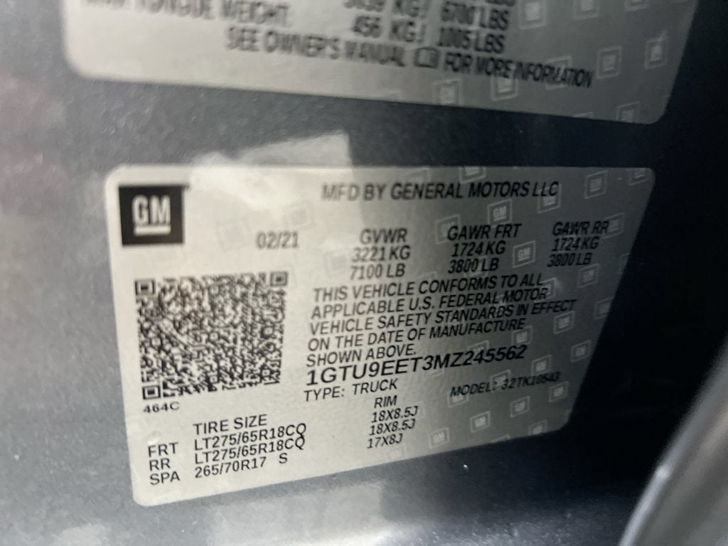 2021 GMC Sierra 1500 AT4