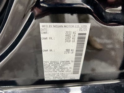 2025 Nissan Altima SV