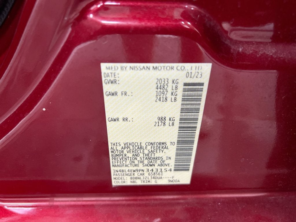 2023 Nissan Altima 2.5 SL