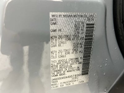 2025 Nissan Frontier PRO-4X