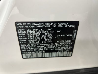 2023 Volkswagen Atlas 2.0T SE