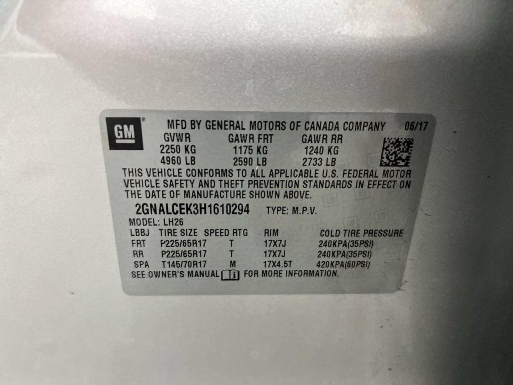 2017 Chevrolet Equinox LT