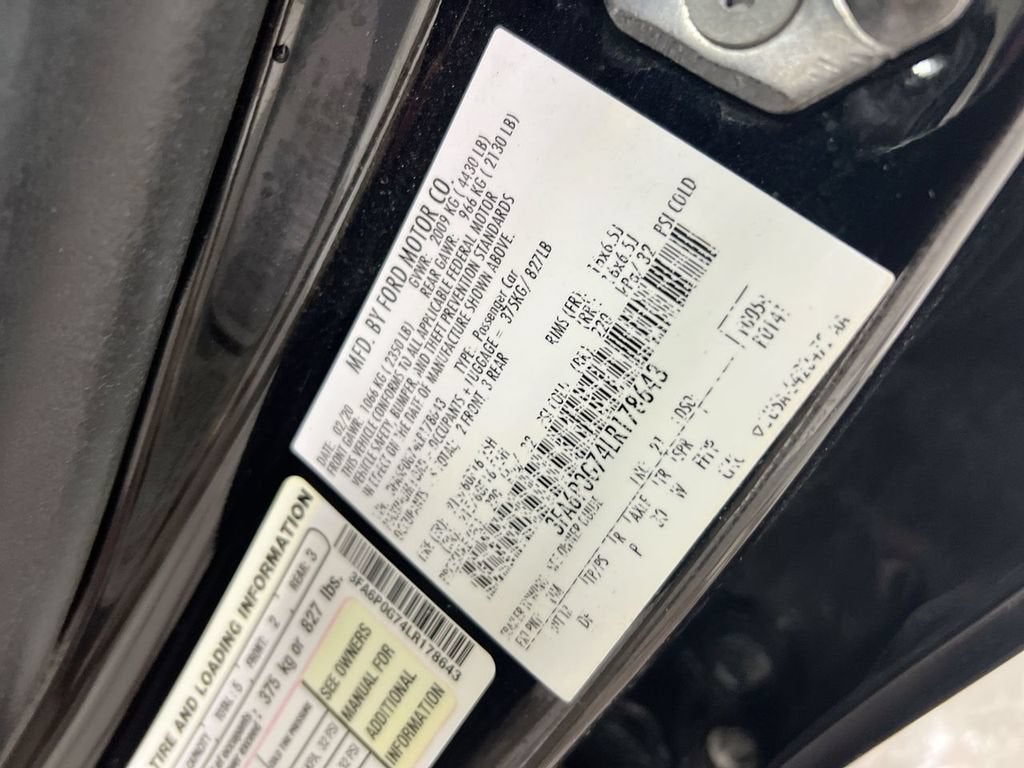 2020 Ford Fusion S