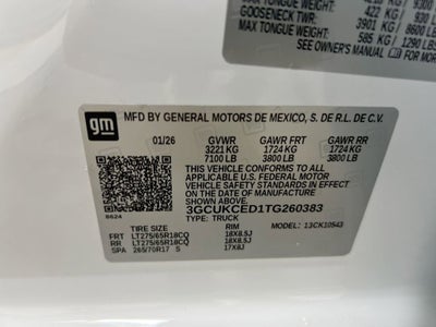 2026 Chevrolet Silverado 1500 Custom Trail Boss