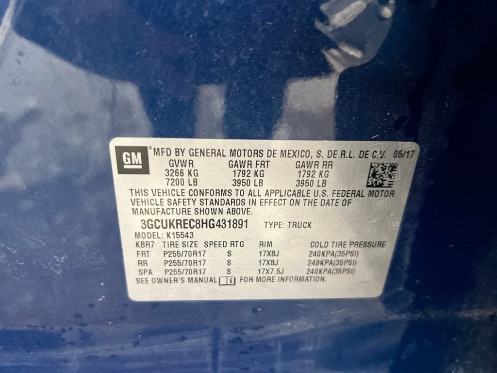 2017 Chevrolet Silverado 1500 LT