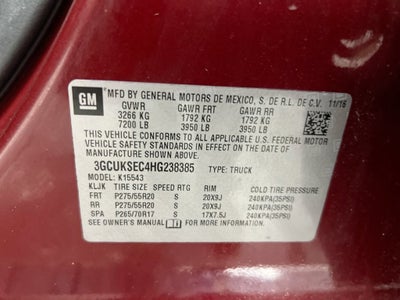 2017 Chevrolet Silverado 1500 LTZ