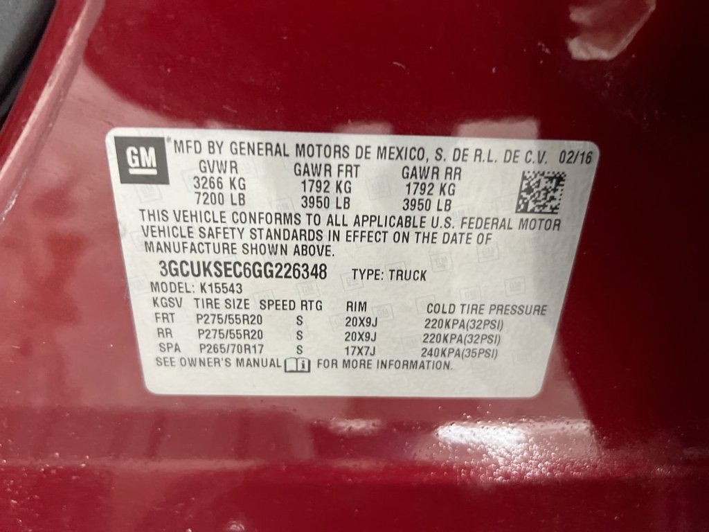 2016 Chevrolet Silverado 1500 LTZ