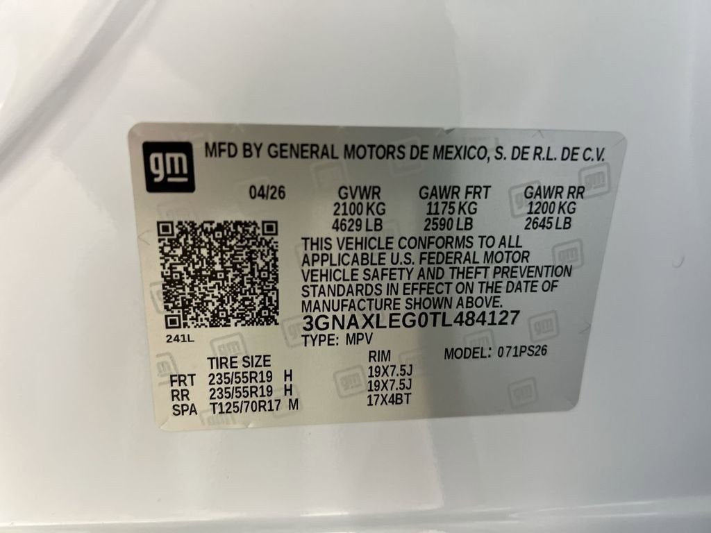 2026 Chevrolet Equinox RS