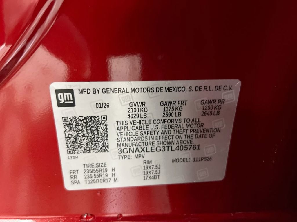 2026 Chevrolet Equinox RS